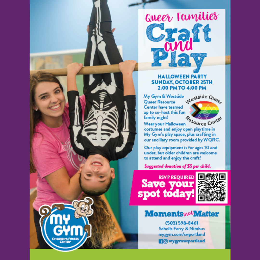 Queer Families Play & Craft Costume Party at My Gym (Registration Required)